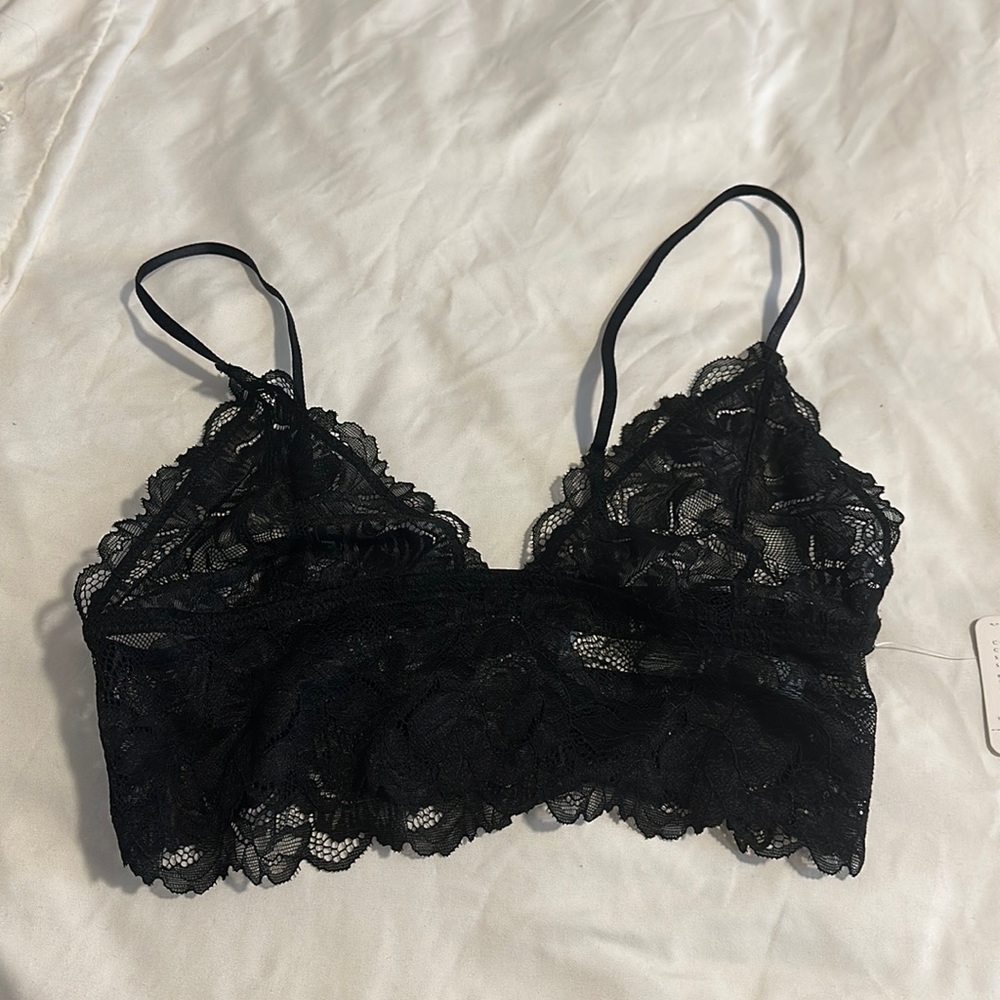 Free people lace bralette.  Never worn